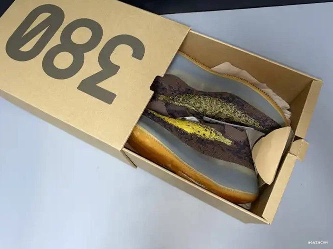 GOLD BOOST NON-REFLECTIVE 380 'COFFEE ADIDAS FZ4982 YEEZY 0602